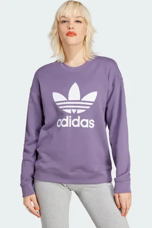 adidas Trefoil Crew Sweatshirt Women S
