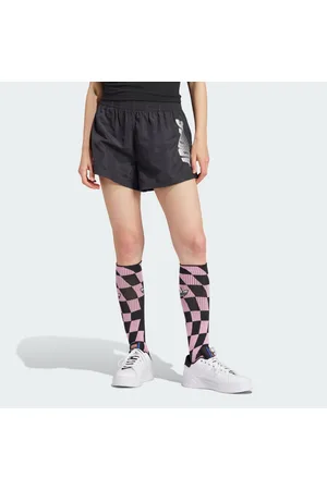 adidas Side Graphics High-Waisted Shorts Women M