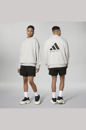adidas Basketball Crew Sweatshirt Unisex S