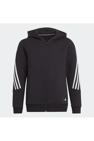 adidas Future Icons 3-Stripes Full-Zip Hoodie Kids 4-5Y