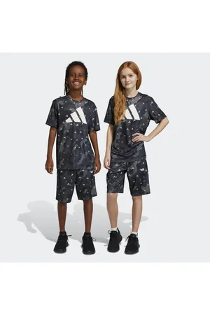 adidas Train Essentials Seasonal AEROREADY Allover Print Regular-Fit Shorts Kids 7-8Y