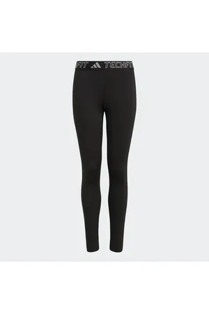 Black adidas AEROREADY Techfit Long Leggings Kids