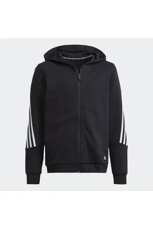 adidas Future Icons 3-Stripes Full-Zip Hoodie Kids 6-7Y