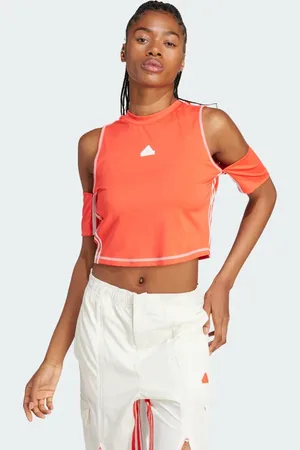 adidas Express All-Gender Cropped T-Shirt Women L