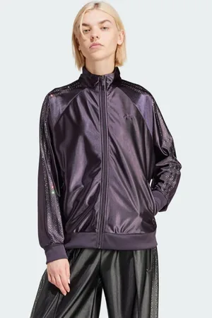 adidas Embellished 3-Stripes Track Top Women L
