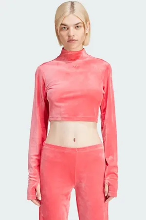 adidas Velvet Crop Top Women S