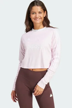 adidas Tiro 3-Stripes Long Sleeve Tee Women M