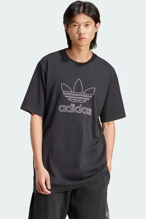 adidas Adicolor Outline Trefoil Tee Men S