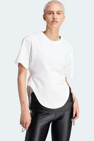adidas By Stella McCartney Sportswear Curved Hem Tee Women M