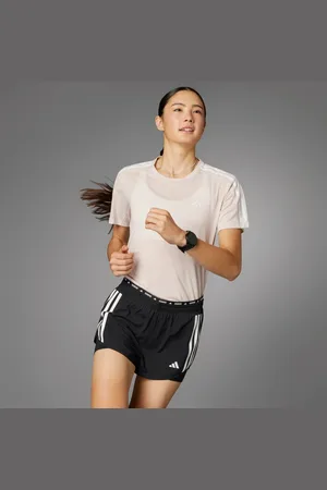 adidas Own the Run 3-Stripes 2-in-1 Shorts Women M