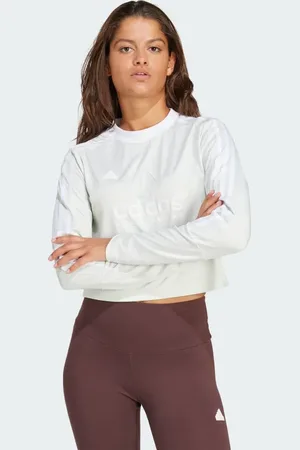 adidas Tiro 3-Stripes Long Sleeve Tee Women S