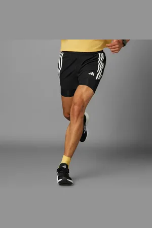 adidas Own the Run 3-Stripes 2-in-1 Shorts Men XS