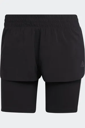 adidas Run Icons Two-in-One Running Shorts Women 2XS