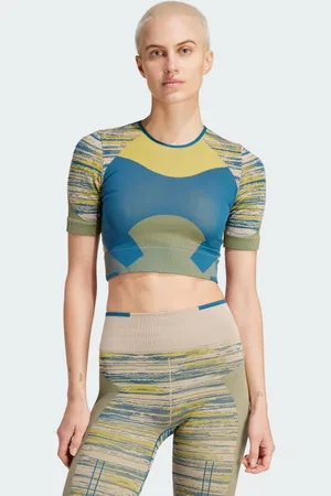 adidas By Stella McCartney TrueStrength Yoga Crop Tee Women XL