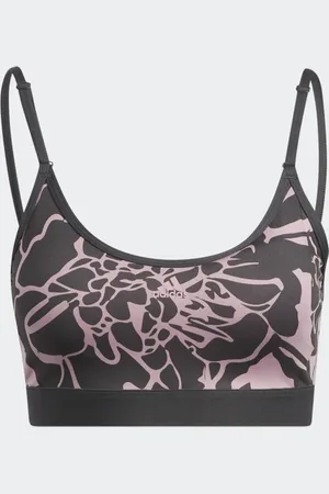 adidas Light-Support Flower Print Bra Women XL A-C