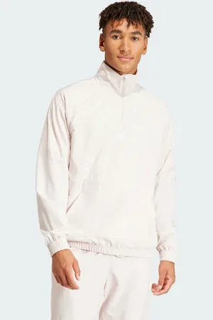 adidas Embroidery Woven 1/2 Zip Top Men L