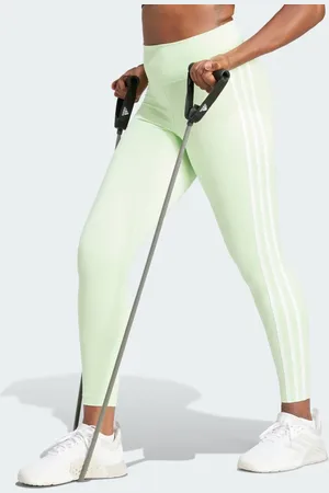 adidas Train Essentials 3-Stripes High-Waisted 7/8 Leggings Women XL