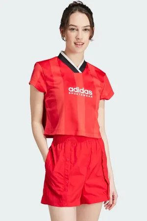 adidas Tiro Colorblock Crop Tee Women 2XL