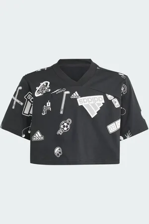 adidas Brand Love Crop Tee Kids 7-8Y