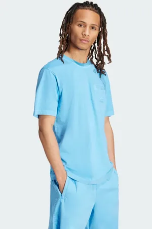 adidas Trefoil Essentials + Dye Pocket Tee Men S