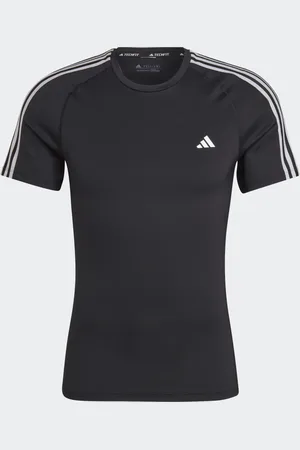 adidas Techfit 3-Stripes Training Tee Men M