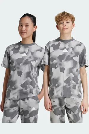 adidas Future Icons Camo Printed Tee Kids 7-8Y