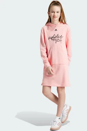 adidas Brand Love Hooded Dress Kids Kids 13-14Y