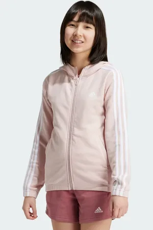 adidas Essentials 3-Stripes Full-Zip Hoodie Kids 11-12Y