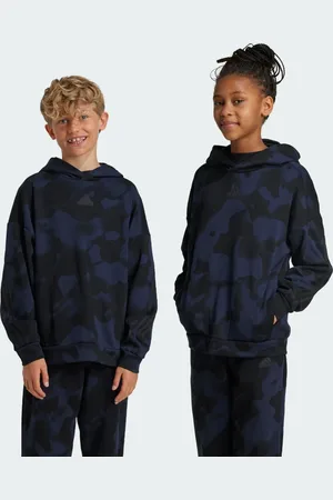 adidas Future Icons Camo Printed Hoodie Kids Kids 15-16Y