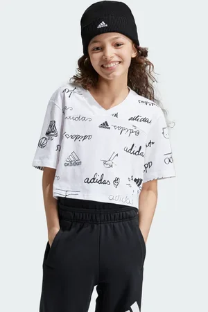 adidas Brand Love Cropped Tee Kids Kids 14-15Y