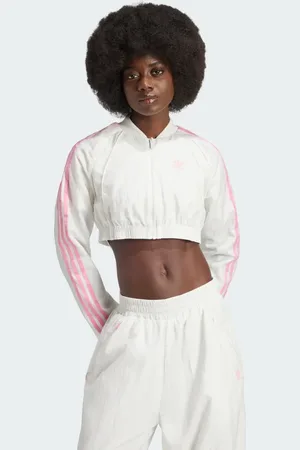 adidas Slim Crop Track Top Women XS
