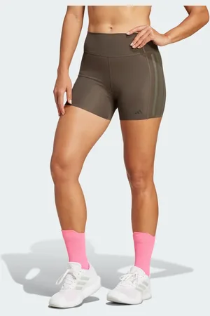 adidas Optime 4-Inch Raw-Cut-Hem Leggings Women S