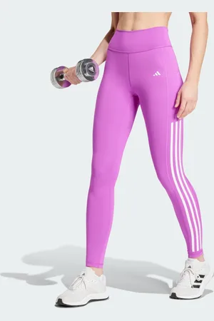 adidas Optime 3-Stripes Full-Length Leggings Women L