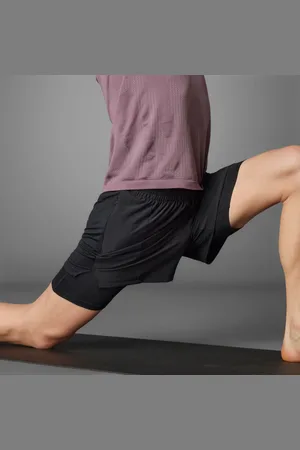 adidas Designed for Training Yoga Training Two-in-One Shorts Men S