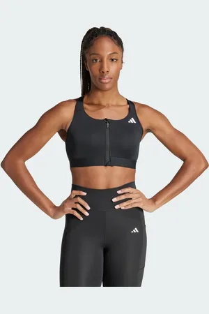 adidas Powerreact Training Medium-Support Zip Bra Women 2X C-D
