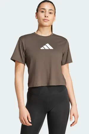 adidas Train Essentials Big Logo Performance Training Tee Women S