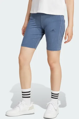 adidas ALL SZN 3-Stripes Garment Wash Bike Shorts Women S