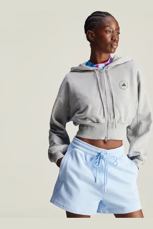 adidas By Stella McCartney Sportswear Cropped Hoodie Women L