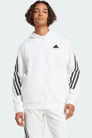 adidas Future Icons 3-Stripes Full Zip Hoodie Men XS
