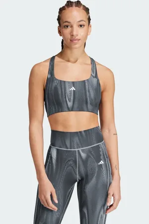adidas Powerimpact Training Medium-Support 3-Stripes Bra Women XS A-B