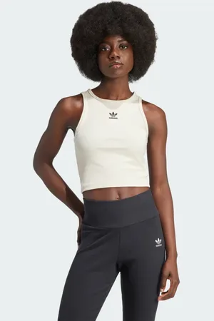 adidas Essentials Ribbed Tank Top Women L