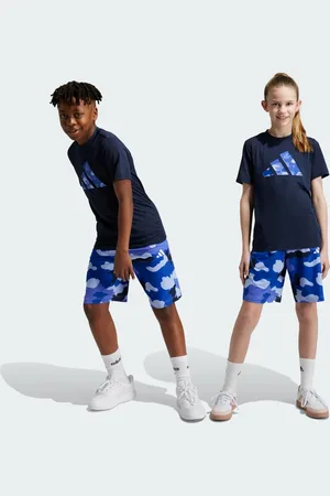 adidas Train Essentials Seasonal Print Shorts Kids Kids 7-8Y