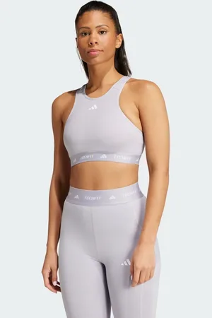 adidas TECHFIT Medium-Support High-Neck Bra Women L C-D
