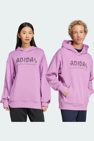 adidas Bloom Sky Print French Terry Hoodie Unisex XS