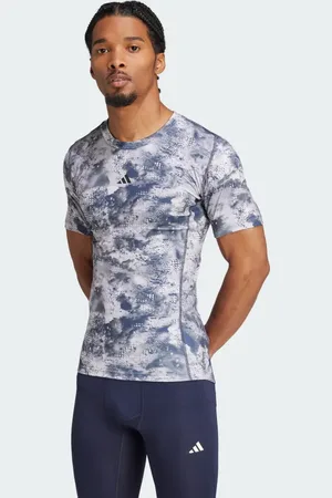 adidas TECHFIT Training Allover Print Tee Men S