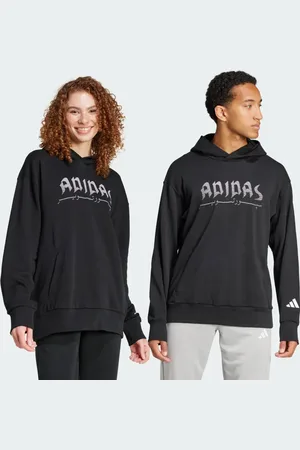 adidas Bloom Sky Print French Terry Hoodie Unisex S