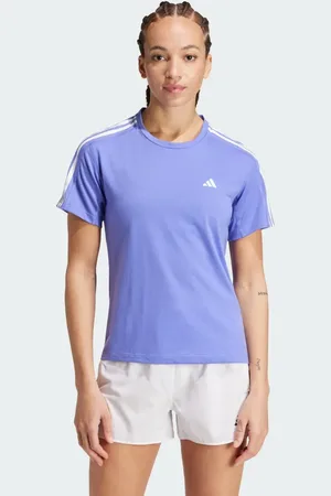 adidas Own the Run 3-Stripes Tee Women S