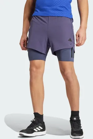 adidas Power Workout Two-in-One Shorts Men XS