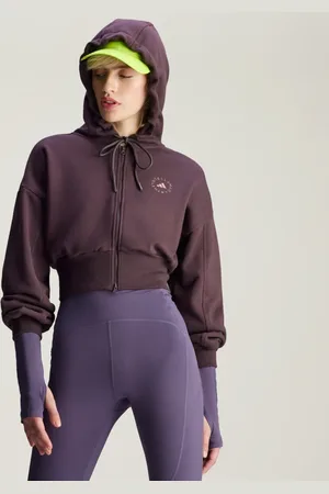 adidas By Stella McCartney Sportswear Cropped Hoodie Women L
