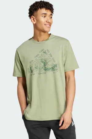 adidas City Escape Landscape Graphic Tee Men XS